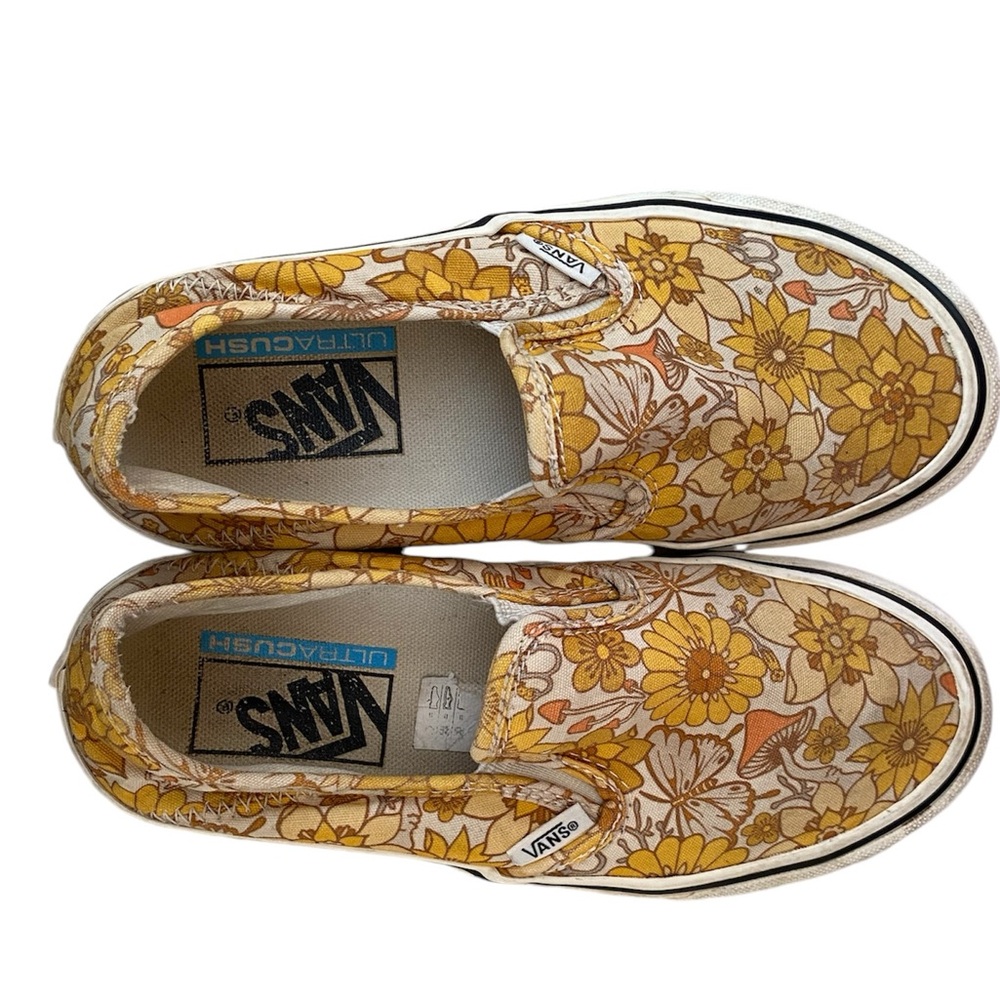 Vans Trippy Floral Slip Ons Women’s Size 5